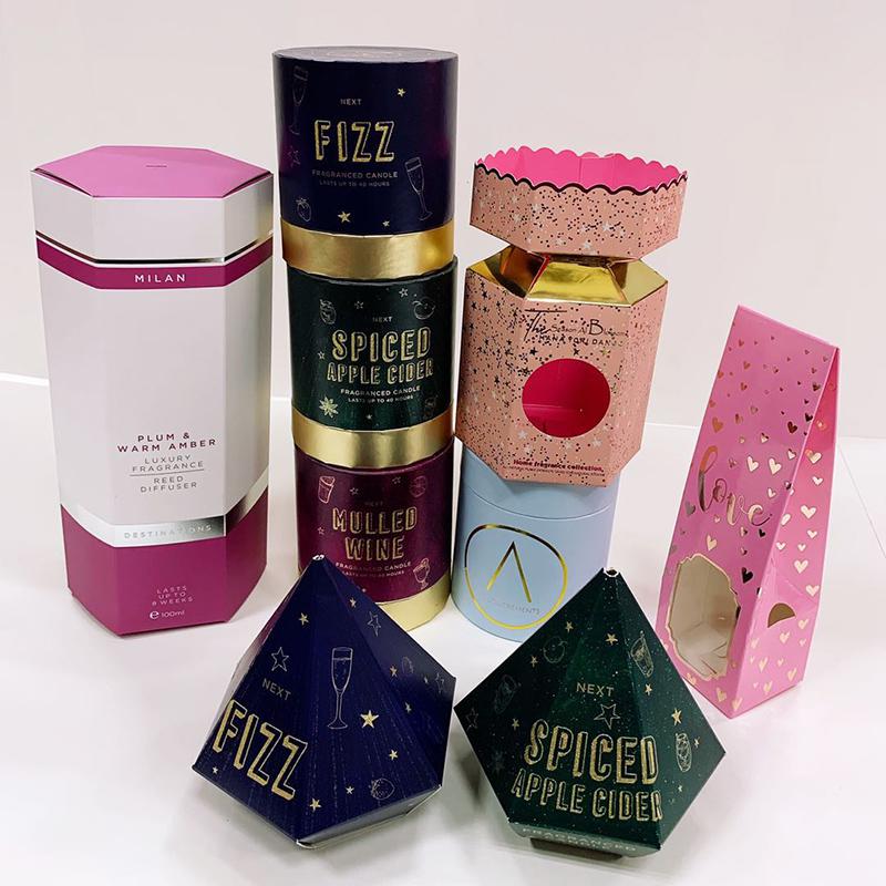 荣昌化妆品包装盒、异形包装盒、异形礼盒、异形纸盒定制印刷